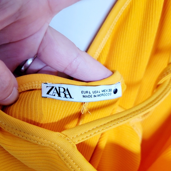 Zara Yellow Midi Dress - Picture 7 of 8